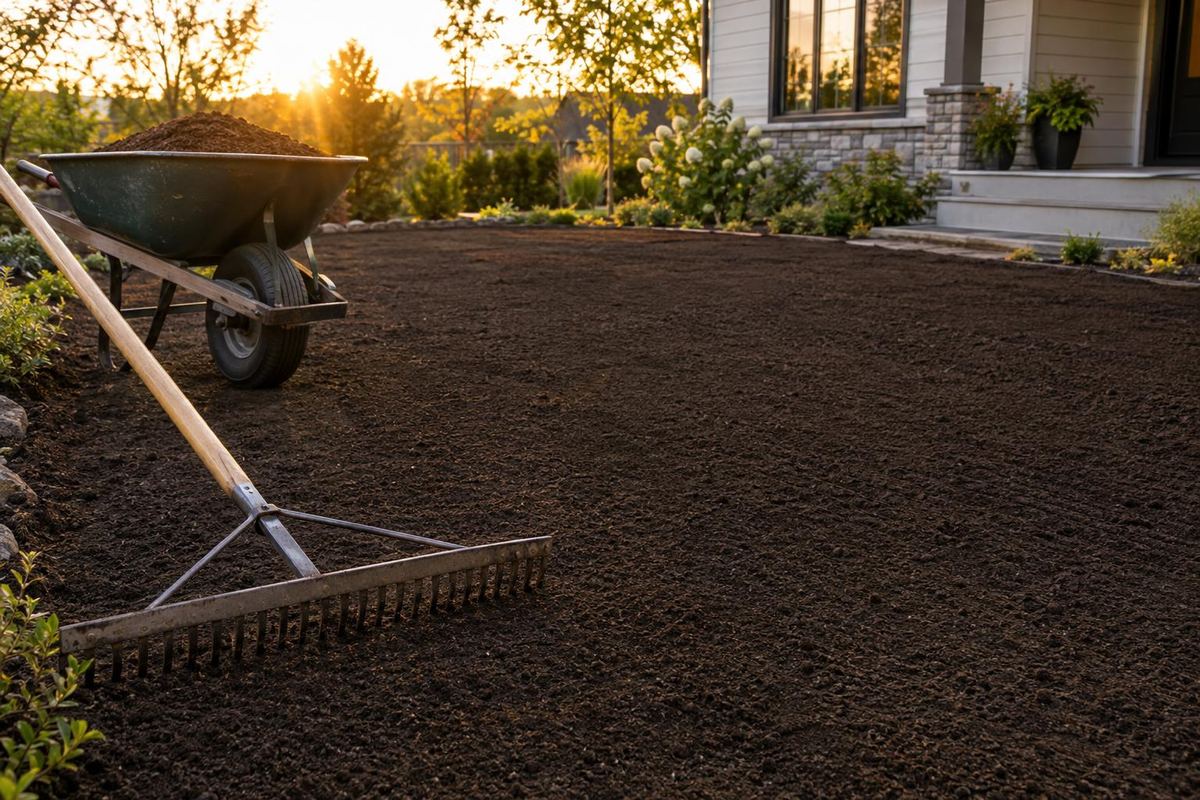 Lawn Leveling & Grading